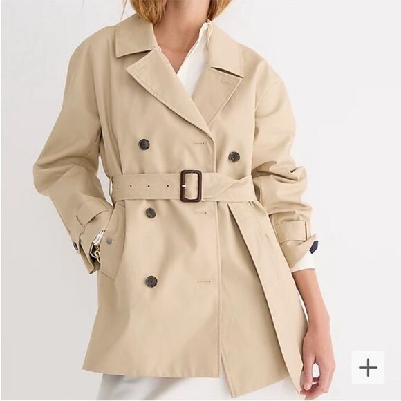 J. Crew Jackets & Blazers - J.Crew Short Trench Coat. Size XL. NWT.